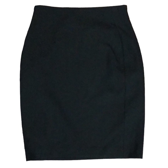 Diane Von Furstenberg black pencil mini skirt with some stretch size 4 - Picture 1 of 13